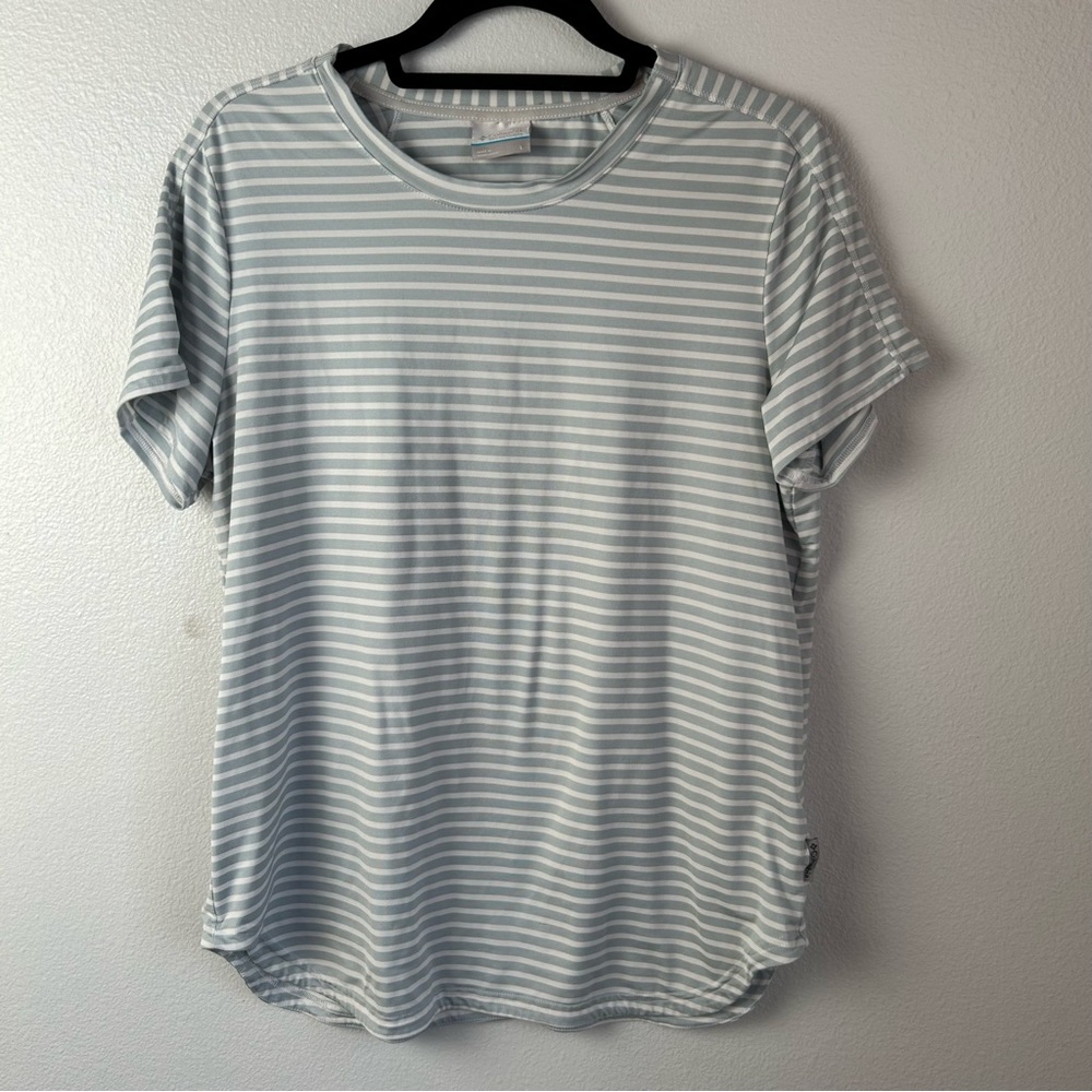 Columbia Firewood Camp Stripe Tee Size Large
